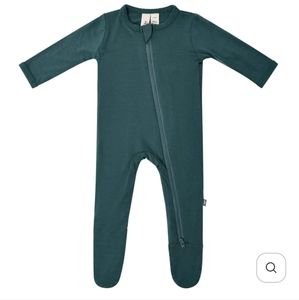 Kyte Baby Zippered Footie in Emerald
